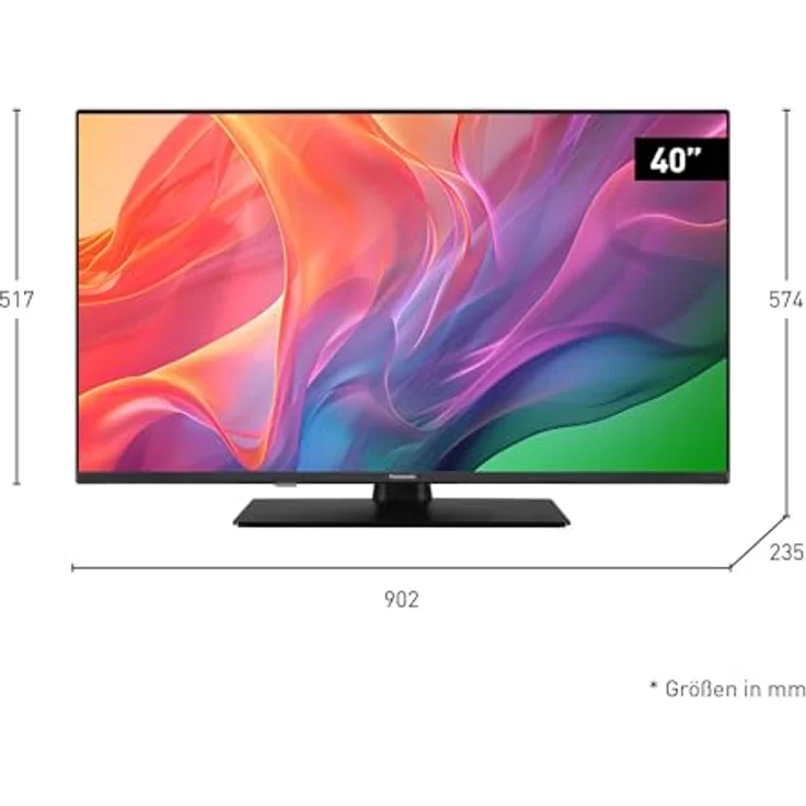 Panasonic TV-40S55AEZ, S55A Serie 40 Zoll Full HD LED Smart TV, 2024, Fire TV, HD Color Engine, HDR, Alexa Sprachsteuerung, Gaming-Modus, Media Player, in Schwarz - für ein außergewöhnlich visuelles Erlebnis – Bild 2
