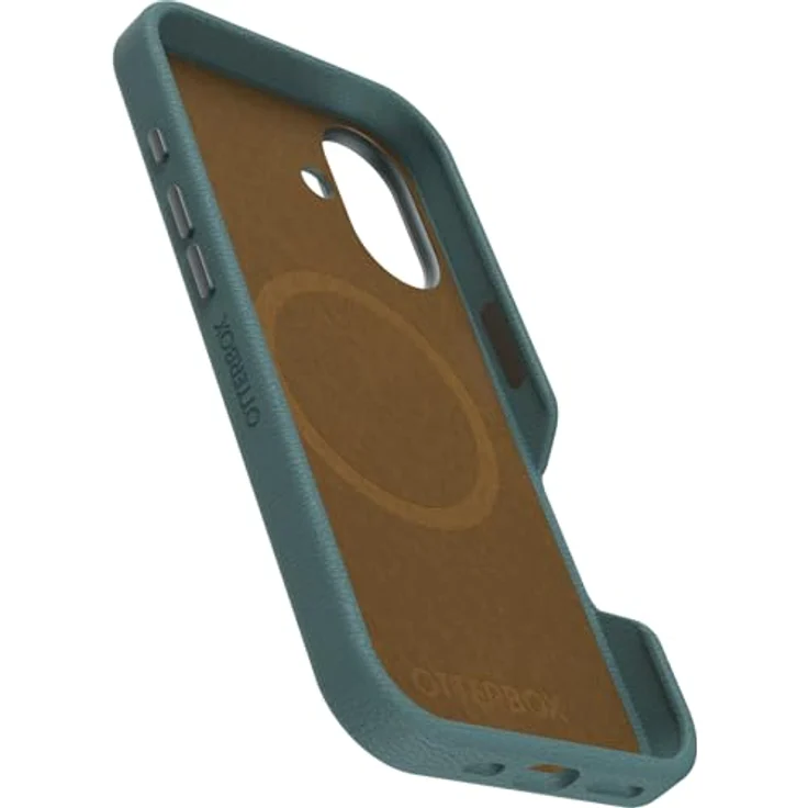 OtterBox Symmetry Series Cactus Leather MagSafe Hülle für iPhone 16, stoßfest, sturzsicher, dünne Schutzhülle, 3X getestet nach Militärstandard, Grün – Bild 4