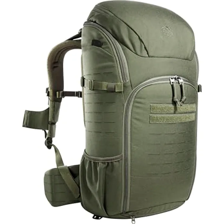Tasmanian Tiger TT Modular 30 Camera Pack, Modularer Foto-Rucksack mit 30 Liter Volumen, ergonomisch, Front- & Top-Loader, Oliv