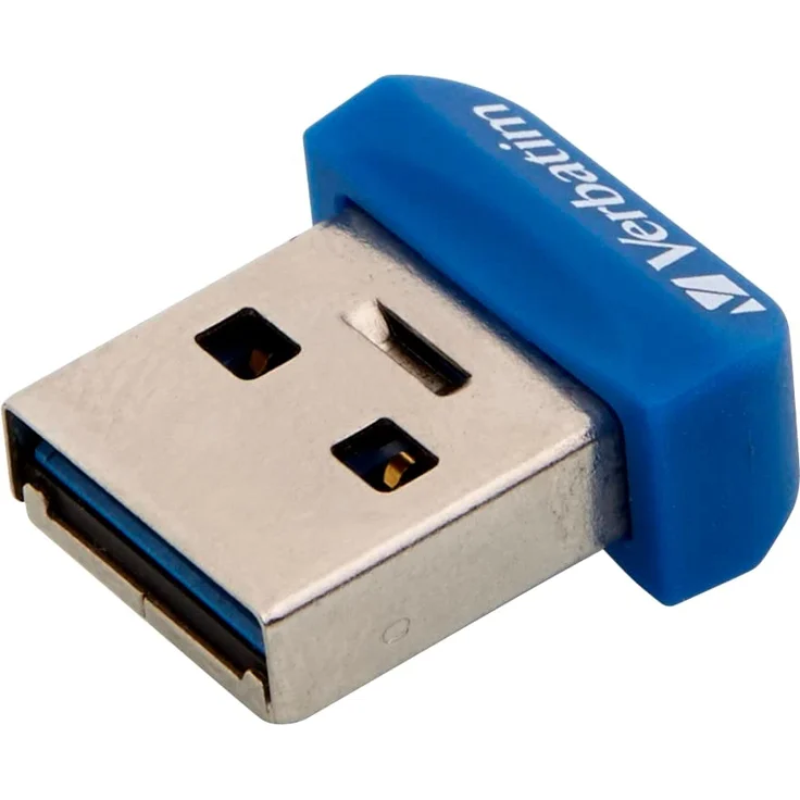 Verbatim Store 'n' Stay Nano USB 3.0-Stick - 64 GB - superflaches Design, blau – Bild 2