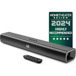MAJORITY Naga 60 Soundbar mit integriertem Subwoofer, 120W, Bluetooth, HDMI ARC, 2.1 Soundsystem, wandmontierbar