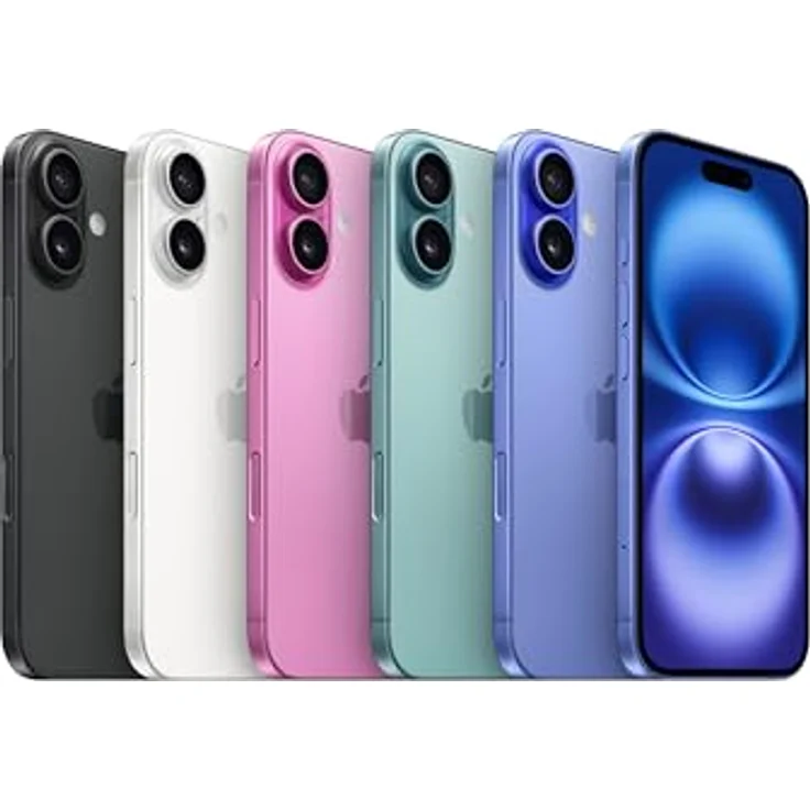 Apple iPhone 16 Plus 5G Smartphone (6,7 Zoll) OLED-Display, 128 GB interner Speicher, iOS 18, weiß – Bild 4