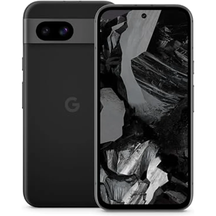 Google Pixel 8a: Android-Smartphone ohne SIM-Lock mit fortschrittlicher Pixel-Kamera, Langer Akkulaufzeit und leistungsstarken Sicherheitsfunktionen – Obsidian, 256 GB – Bild 1