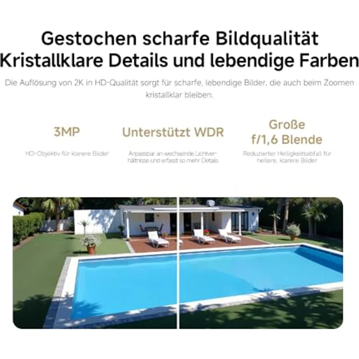 Xiaomi Outdoor Kamera CW100, Dual IP Netzwerkkamera mit Nachtsichtfunktion und wetterfestem Design – Bild 12