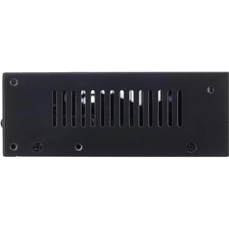 InLine PoE+ Gigabit Netzwerk Switch 5 Port mit 4X PoE+ Ports, 65 Watt, 1x SFP-Port, LWL / Glasfaser, LAN, 1GBit/s, Desktop, lüfterloses Metallgehäuse, schwarz, 32305R – Bild 4