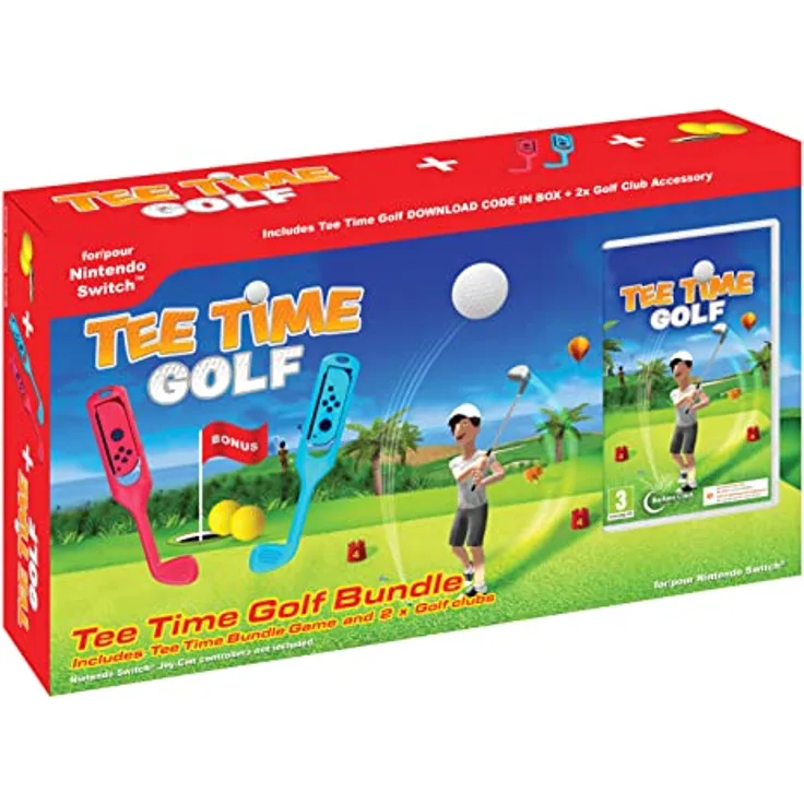 Just For Games Tee Time Golf [GRA SWITCH], Nintendo Switch Game