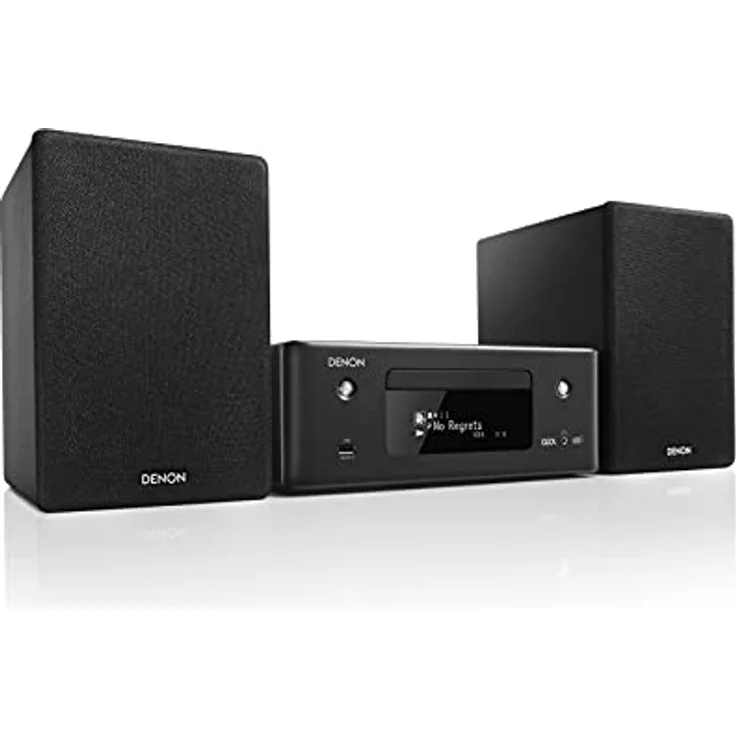Denon CEOL N-11DAB Kompaktanlage, HiFi Verstärker mit Lautsprechern, CD-Player, Musikstreaming, HEOS Multiroom, Bluetooth, WLAN, AirPlay 2, Alexa Kompatibel, 2 Optische TV-Eingänge, DAB+ Radio – Bild 2