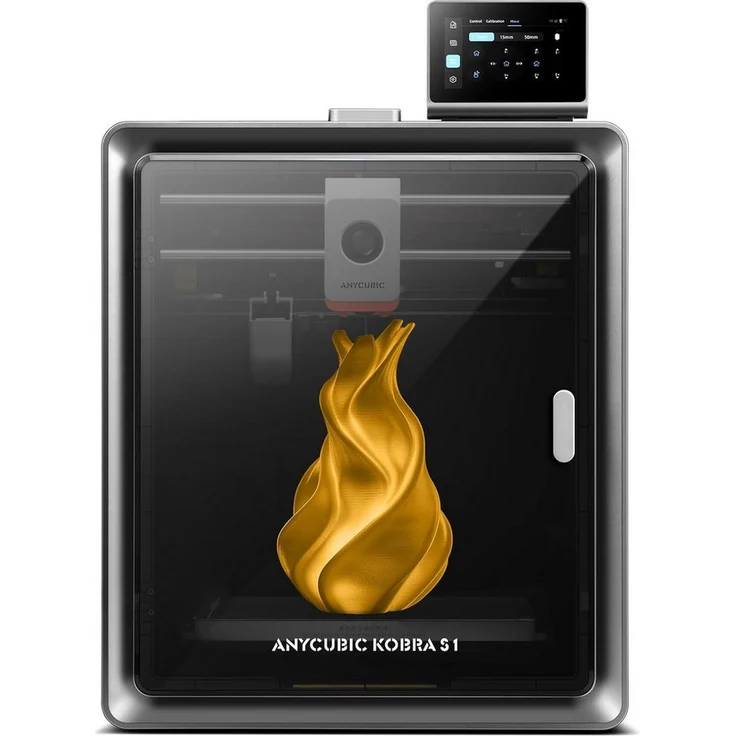 ANYCUBIC Kobra S1 3D-Drucker, 250 × 250 × 250 mm, CoreXY, 600 mm/s, 320 °C Hotend, Auto-Leveling LeviQ 3.0