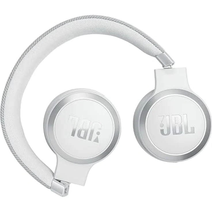 JBL Live 670 NC – Bluetooth On-Ear-Kopfhörer mit adaptivem Noise-Cancelling – Kabellose Ohrhörer Signature Sound und Sprachassistent – Langer Musikgenuss für bis zu 65 Stunden – Weiß – Bild 5