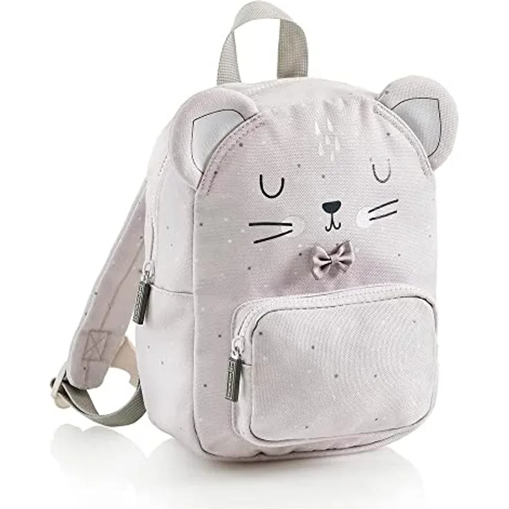 Rucksack mit Maus, wilde Welpen, 27 x 20 x 10 cm
