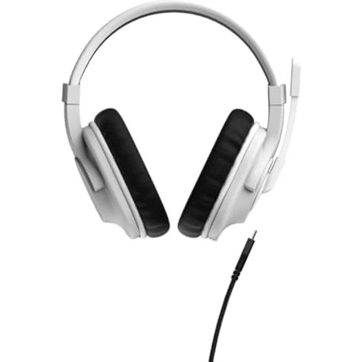 uRage Gaming Headset „SoundZ 100 V2“ (Multiplattform Headset für PC, Xbox, Playstation, Smartphone, klarer Sound, Plug & Play, DTS Lizenz, Over Ear Kopfhörer) weiß – Bild 1
