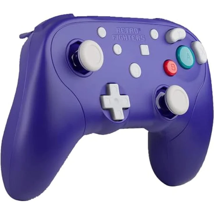 Retro Fighters BattlerGC 2.4G Controller, Ergonomischer kabelloser Gaming Controller für Switch und PC, violett, mit druckempfindlichen analogen Auslösern und mehr als 10 Stunden Akkulaufzeit – Bild 2