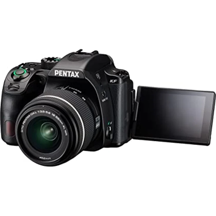 Pentax KF APS-C digitales SLR-Kamerakit mit 18-55 mm WR Zoomobjektiv, staubdicht, wetterfest, Vario-LCD-Display, schwarz – Bild 3
