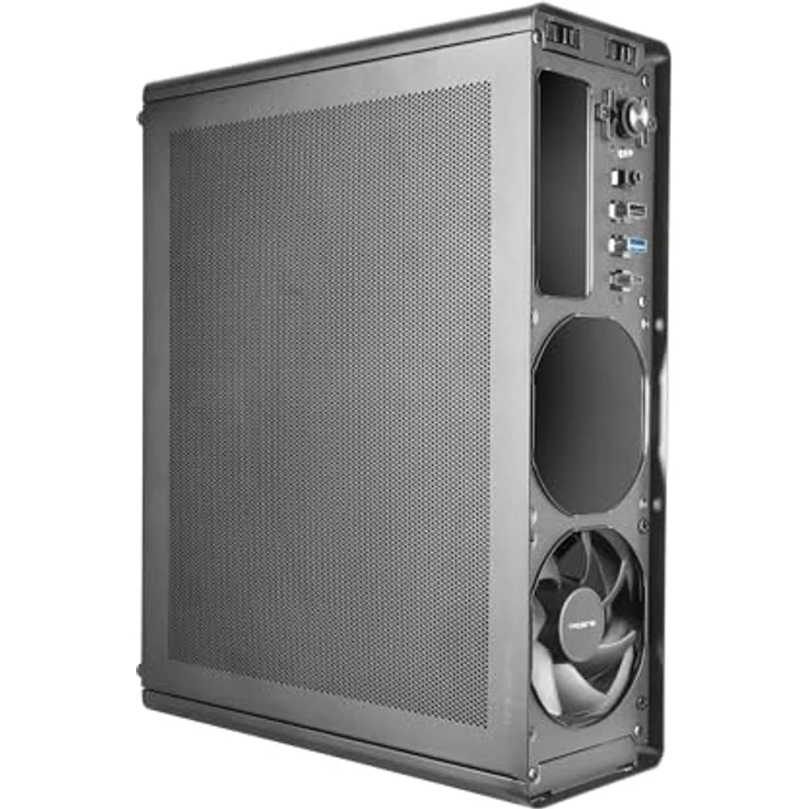 Tacens Aeroslim500, PC-Gehäuse mit TFX Netzteil 500W, Micro ATX, 5x 2,5" Einschübe, schwarz – Bild 5