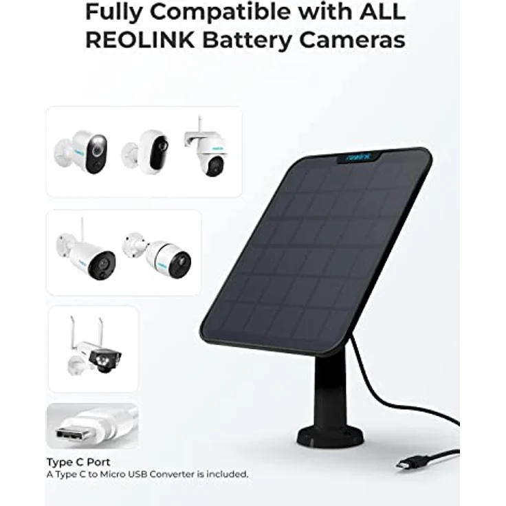 REOLINK REO SOLAR PANEL - Solar Panel für Überwachungskamera (Solar panel) - Preisvergleich – Bild 4