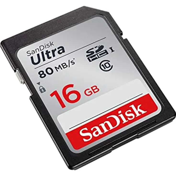 SanDisk Ultra SDHC I 16 GB bis zu 80 MB-Sek, Class 10 Speicherkarte [Standardverpackung] – Bild 2