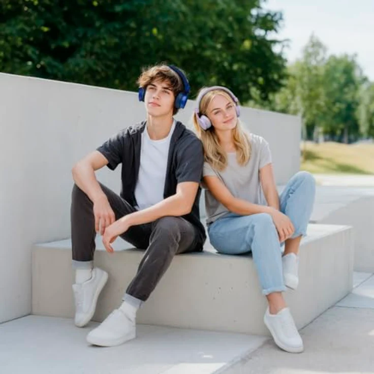 Hama Freedom Lit III, On-Ear Bluetooth Kopfhörer, faltbar mit Mikrofon, rosa, unterstützt Siri und Google Assistant – Bild 7