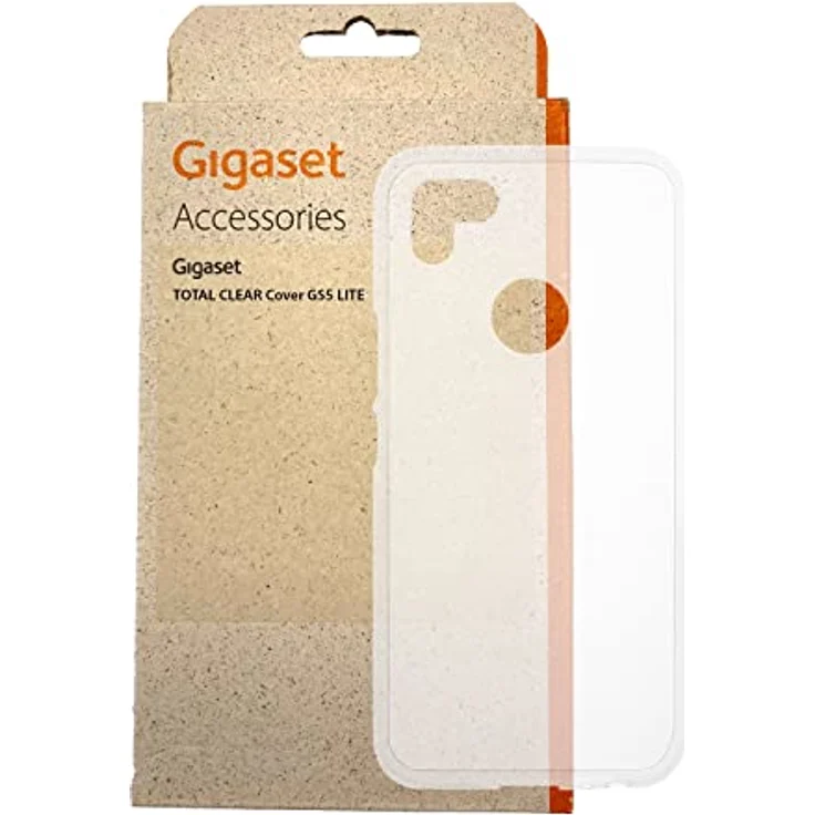 Gigaset GS5 LITE Kunststoff Case - hochwertige Schutzhülle für ihr Smartphone - Flexibler Schutz gegen Schmutz und Kratzer und Stöße - Passgenaue Aussparungen, transparent – Bild 1