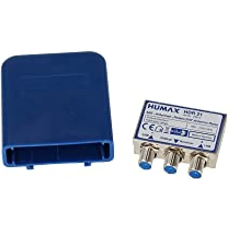 HUMAX Digital 2x1 DiSEqC Relais, SAT Verteiler zum Anschluss von 2 Single LNB an einen Receiver, SAT Multischalter 1 auf 2 mit Wetterschutzgehäuse, SAT Verstärker für Umschaltung bis zu 2 Satelliten – Bild 3