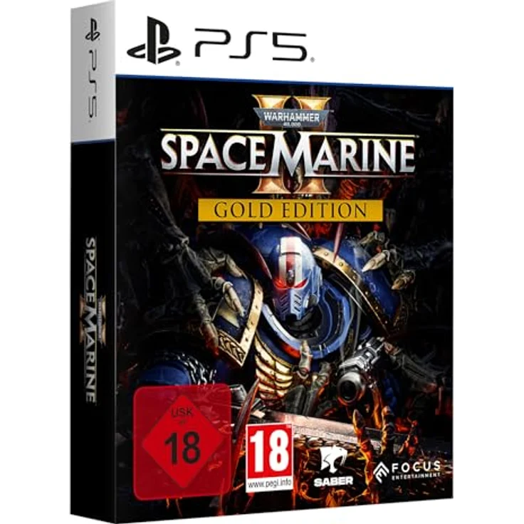 Focus Home Interactive Warhammer 40,000: Space Marine 2 Gold Edition (PlayStation 5) - Third-Person-Action mit Tyranidenschwärmen, PvE-Missionen, exklusives Steelbook, 72 Stunden "Early Access" – Bild 2