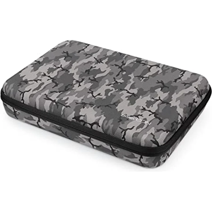 deleyCON Hardcase Tasche für GoPro Actionkamera, Robust und Strapazierfähig, Staub- und Spritzwasserschutz, XL Camouflage für GoPro Hero 13/12/11/10/9 – Bild 1