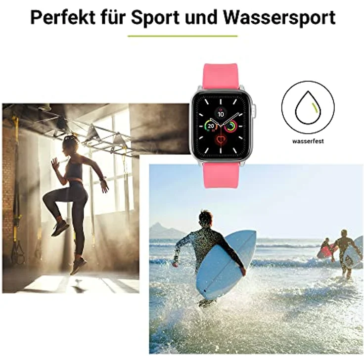 Artwizz WatchBand Silicone für Apple Watch 38/40mm - Flamingo Wearables-Zubehör – Bild 4