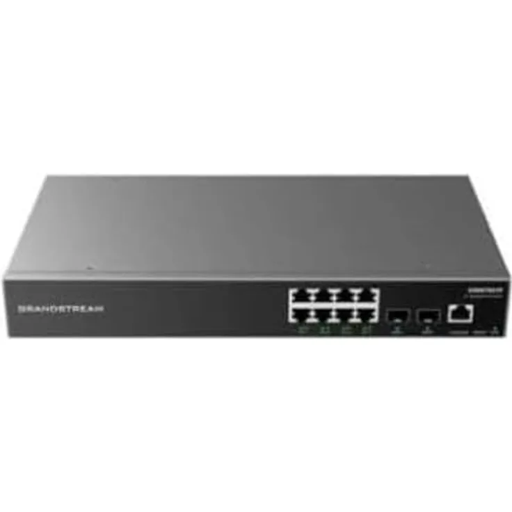 Grandstream GWN7811 Manageable Switch Layer 3, 8x GbE RJ45, 2x SFP+, lüfterlos