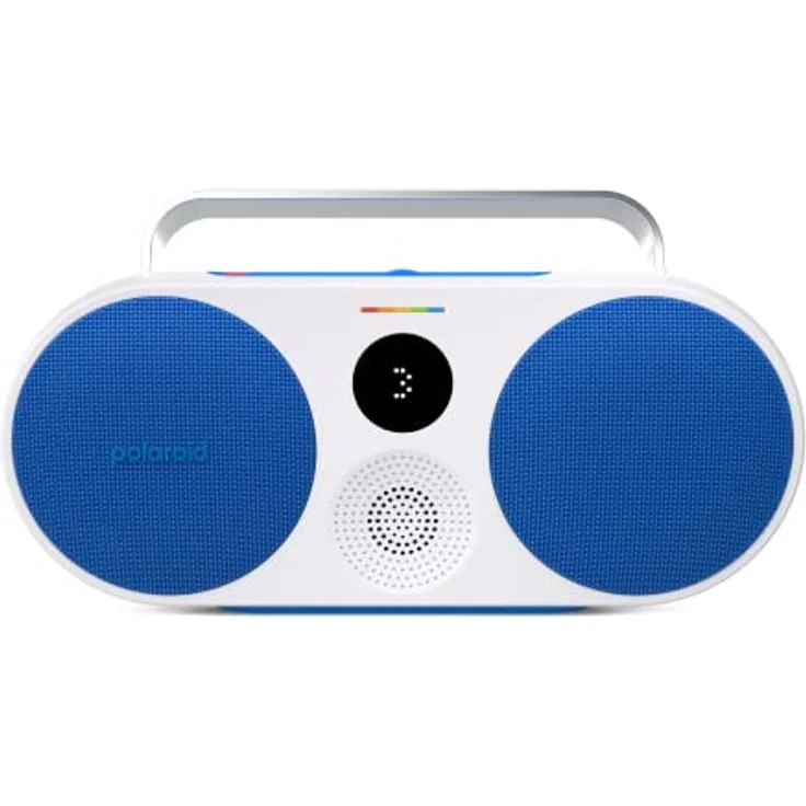 Polaroid P3 Music Player (Blue) - Retro-Futuristic Boombox Wireless Bluetooth Speaker Rechargeable with Dual Stereo Pairing – Bild 1
