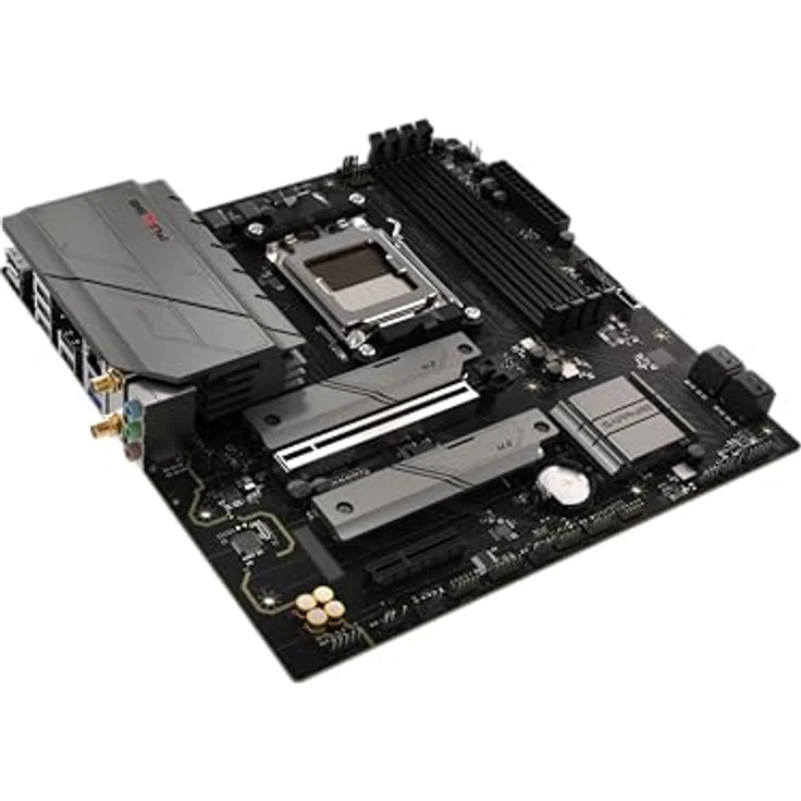 Sapphire PULSE B850M WIFI, Micro-ATX Mainboard für AMD AM5 Prozessoren, 1x HDMI 1.4, 1x DP 1.2, DDR5-RAM Unterstützung, integriertes WLAN – Bild 4