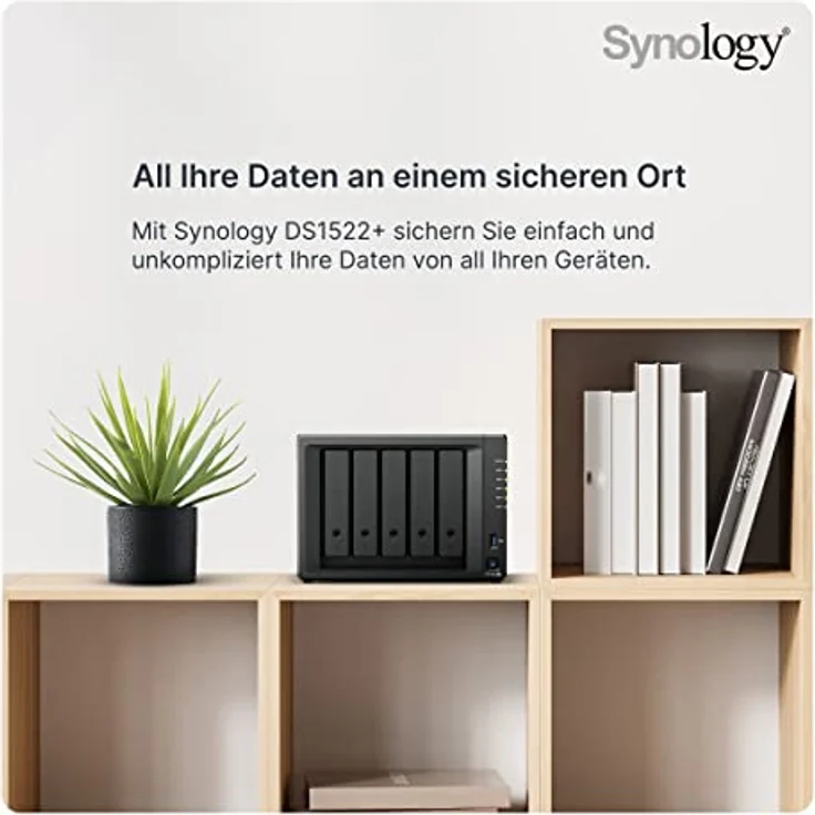 Synology DiskStation DS1522+ NAS/Storage Server Tower Ethernet LAN Black R1600 – Bild 2