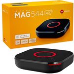 MAG 544w3 Original Infomir & hb-digital 4K IPTV Set Top Box Multimedia Player Internet TV IP Receiver UHD 60FPS 2160p@60 FPS HDMI 2.1 4K- und HEVC-Unterstützung USB3.0 4X ARM Cortex-A35 + HDMI Kabel