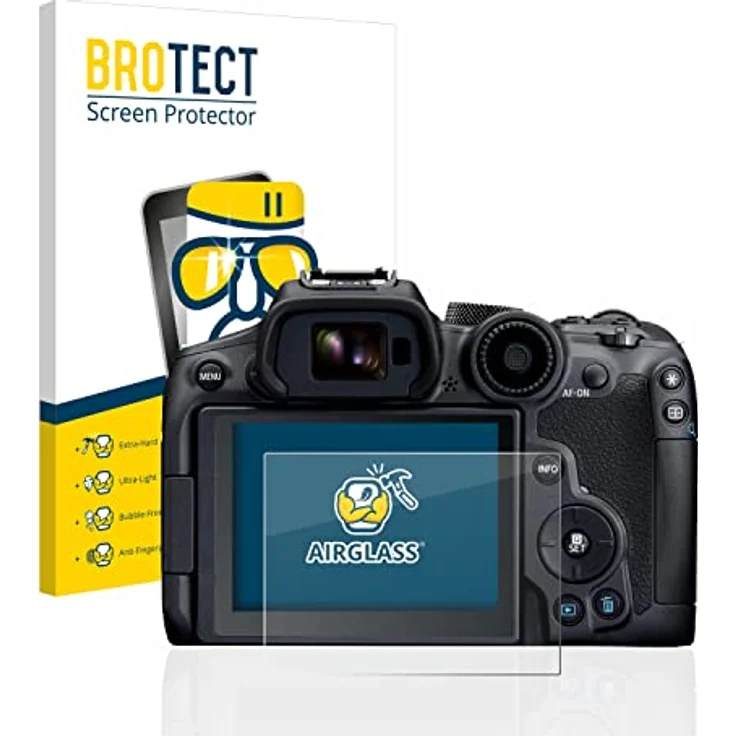 BROTECT Panzerglasfolie für Canon EOS R7 Schutzglas Schutzfolie [Extrem Kratzfest 9H, Anti-Fingerprint, Ultra-Transparent] – Bild 2