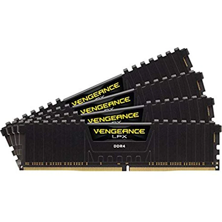 Corsair Vengeance LPX 32GB (4x8GB) DDR4 3200MHz C16 XMP 2.0 High Performance Desktop Arbeitsspeicher Kit, Schwarz - Preisvergleich – Bild 2
