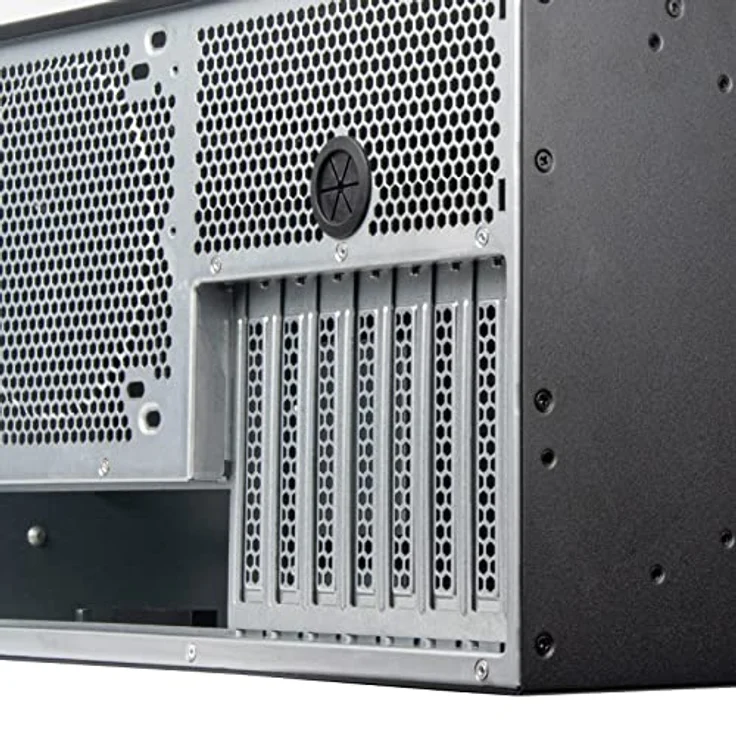Silverstone SST-RM51, 5HE-Rackmount-Servergehäuse, Zwei 180-mm-Lüftern, Unterstützt Motherboards bis SSI-EEB, Einer 360 mm große Flüssigkühlkörper – Bild 3