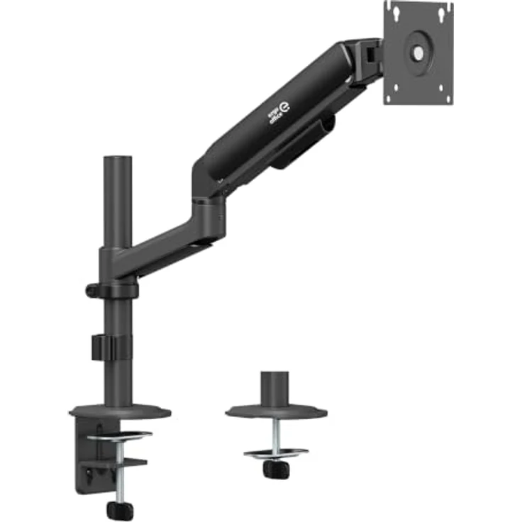 Ergo Office Monitor-Halterung ER-691, Gasfeder für 17–32 Zoll Monitore, stufenlos höhenverstellbar, Tragkraft bis 10 kg, VESA 100×100 – Bild 4