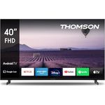 Thomson 40 Zoll (121 cm) Full HD Fernseher Smart Android TV (WLAN, Triple Tuner DVB-C/S2/T2) - 40FA2S13-2023, Full-HD-Auflösung, Android TV, beleuchtete Fernbedienung, 3-jährige Garantie, A+ Panel