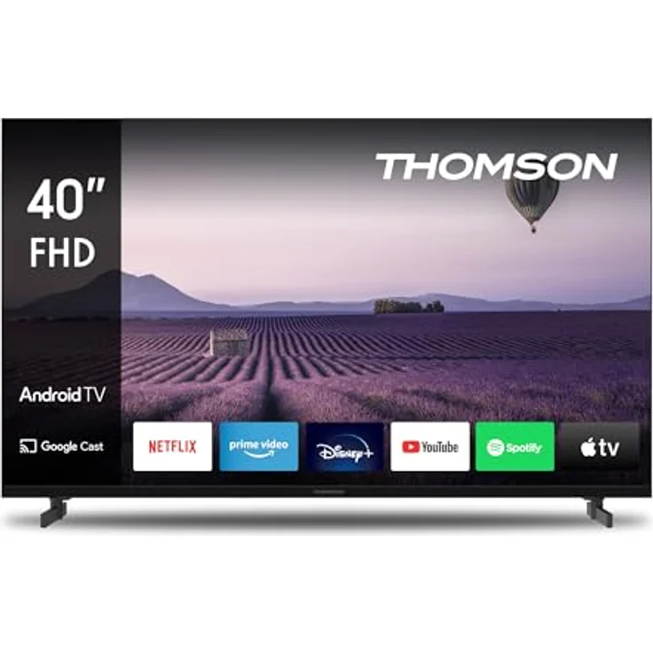 Thomson 40 Zoll (121 cm) Full HD Fernseher Smart Android TV (WLAN, Triple Tuner DVB-C/S2/T2) - 40FA2S13-2023, Full-HD-Auflösung, Android TV, beleuchtete Fernbedienung, 3-jährige Garantie, A+ Panel – Bild 1