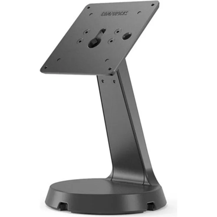 Compulocks VESA Mast Counter Stand, freistehender Monitorständer aus hochwertigem Aluminium für Bildschirme bis 20 Zoll, schwarz
