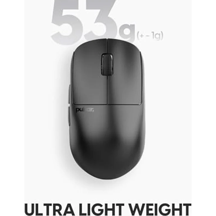 Pulsar Gaming Gears X2H v3, Kabellose Gaming-Maus, ultraleicht mit 32000 DPI, 750 IPS, XS-1-Sensor, symmetrisch, 8K-kompatibel, Schwarz – Bild 4