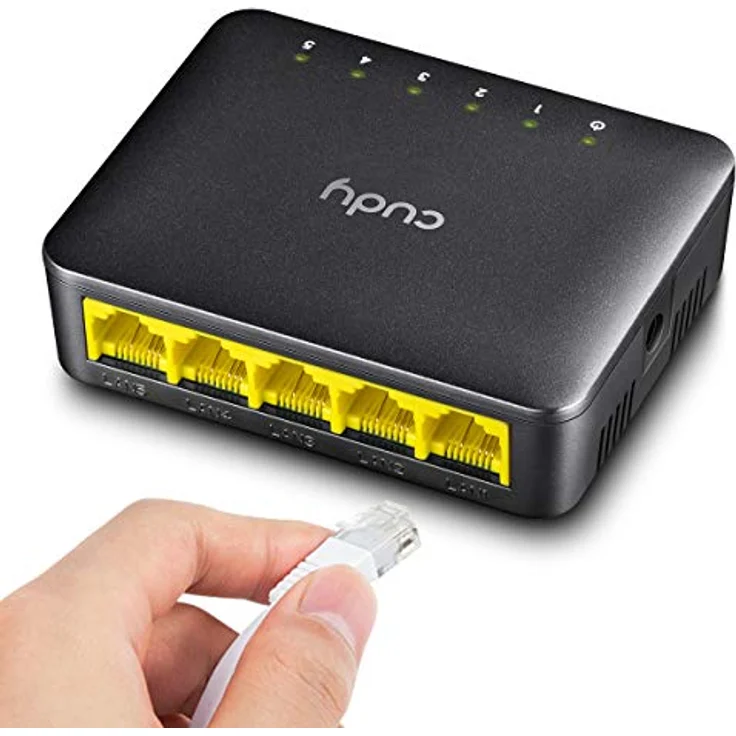 Cudy FS105D 5-Port 10/100Mbit/s Desktop Switch – Bild 4