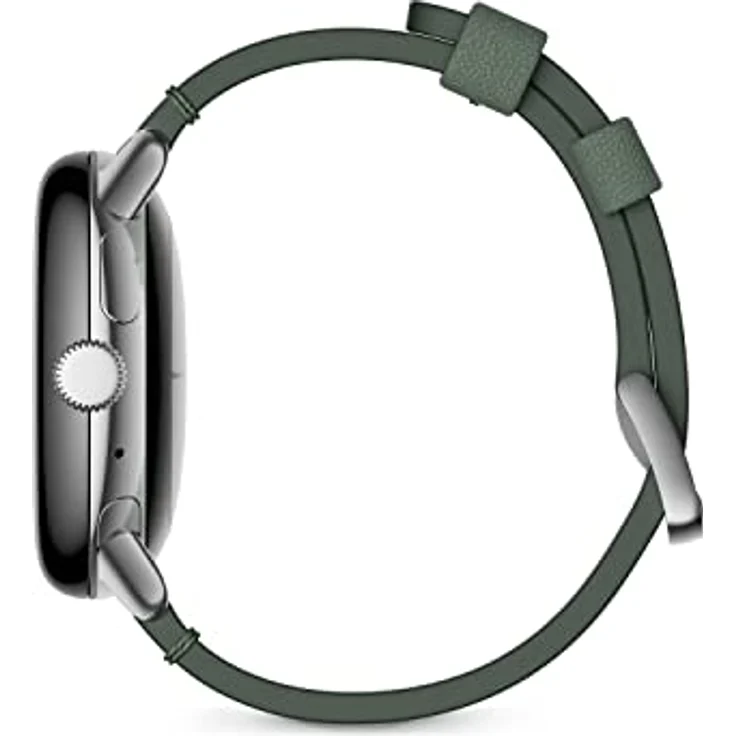 Google Pixel Watch Handgefertigtes Lederarmband – Green, groß – Bild 4