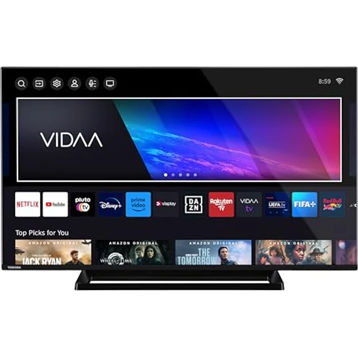 Toshiba 43UV3363DA, 43 Zoll Smart TV VIDAA, 4K UHD Fernseher mit HDR und Triple-Tuner, LED TV – Bild 2