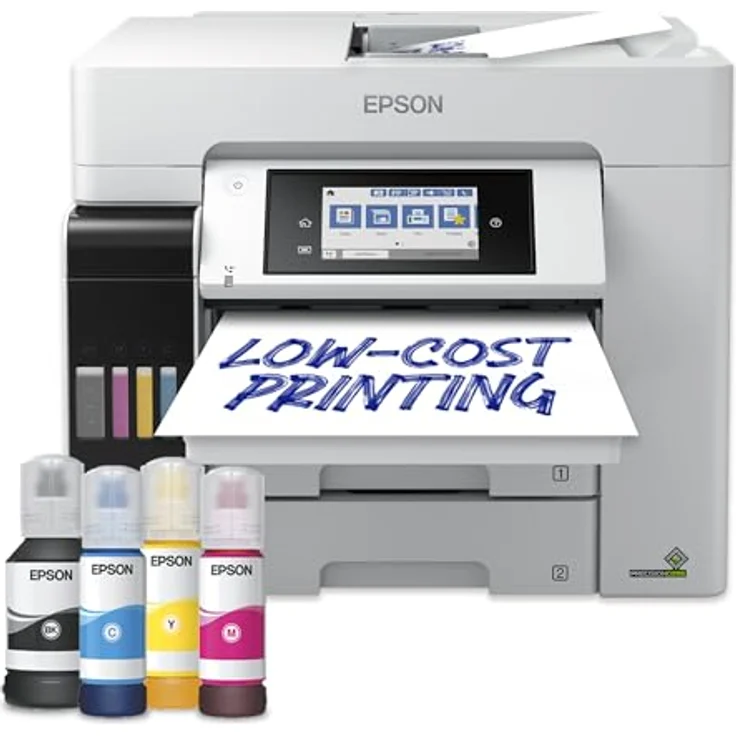 Epson EcoTank Pro ET-5885 A4 Multifunktionsdrucker grau, 4800 x 2400 DPI, 25 Seiten/Min. WLAN – Bild 2