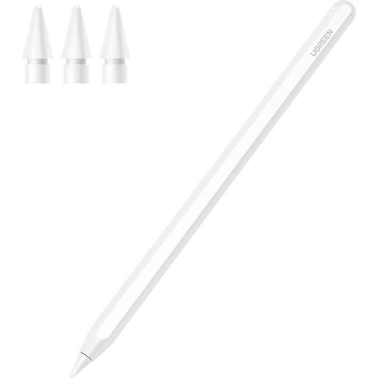 Ugreen Smart Stylus Pen for iPad 15910 Magnetic Charging, Stylus, Weiss – Bild 1