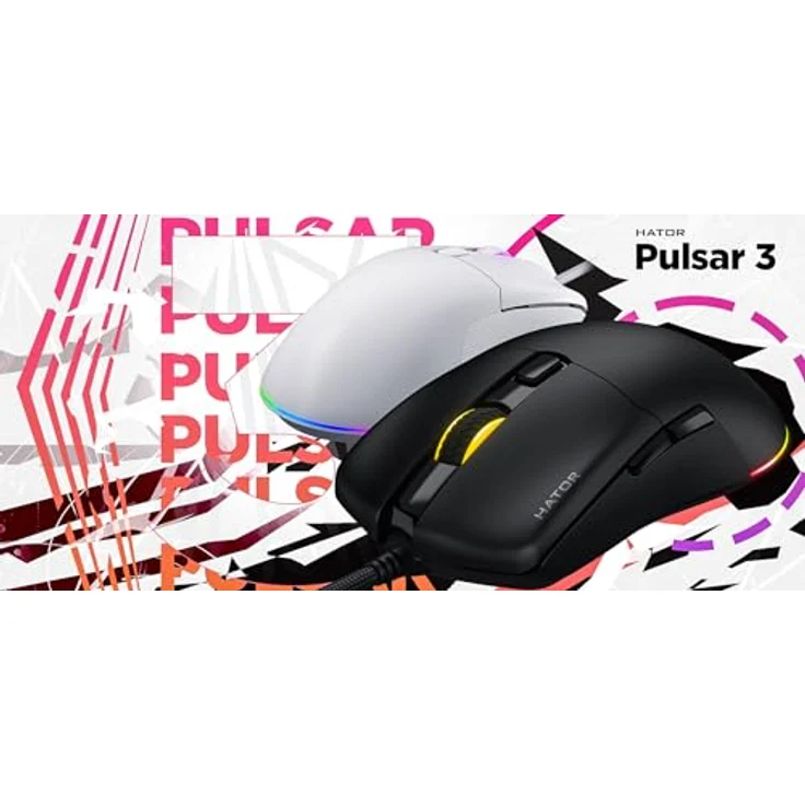 Hator Pulsar 3 (Kabelgebunden), Maus, Schwarz – Bild 9
