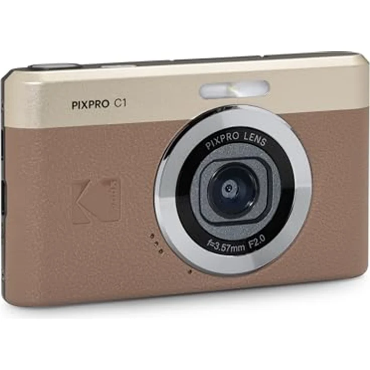 KODAK Pixpro C1, Ultrakompakte Digitalkamera mit 13MP BSI CMOS, 4X Zoom, 7,1 cm LCD-Bildschirm und LED-Blitz - Marron – Bild 5