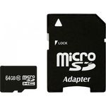 IMRO Micro-SD Karte 64 GB Class 10 + SD-Adapter – Speicherkarte (microSDXC, 64 GB), Speicherkarte