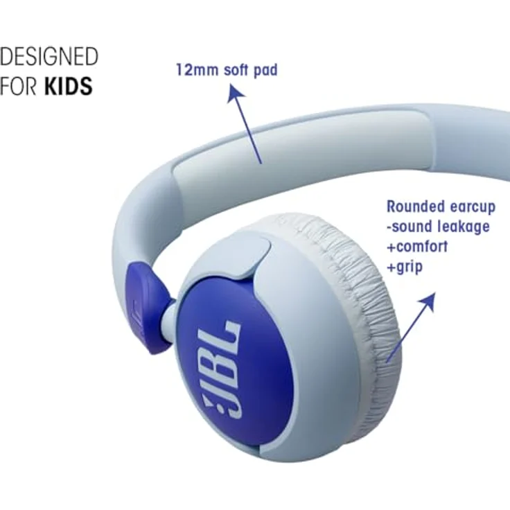 JBL Junior 320 On-Ear-Kopfhörer für Kinder, sicherer Sound bis 85 dB, fröhliche Farbauswahl – Bild 4