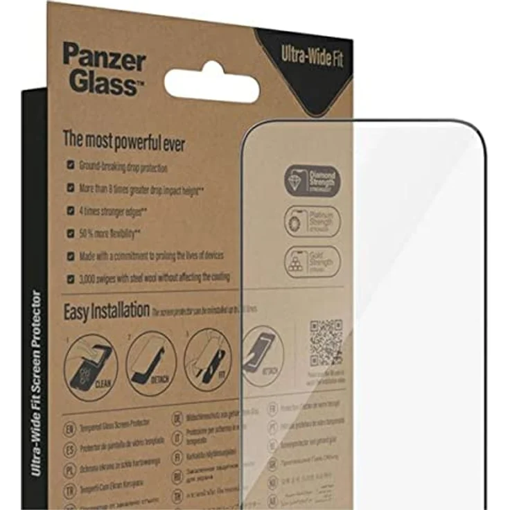 PanzerGlass Screen Protector Apple iPhone 14 Pro Max | Ultra-Wide Fit – Bild 5