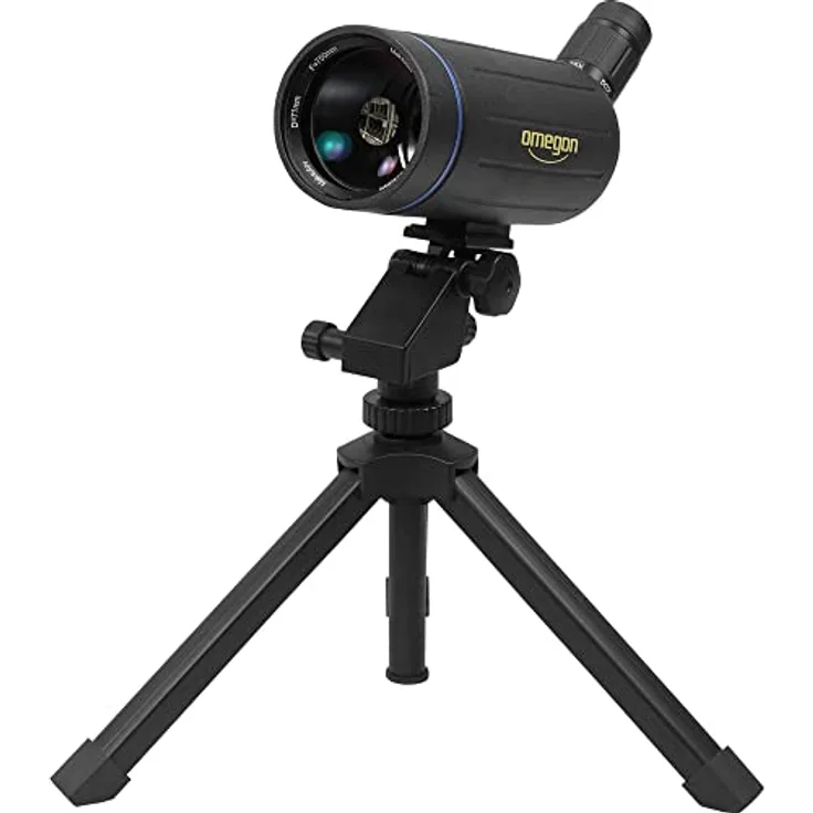 Omegon Omegon Zoom-Spektiv 25-75x70mm, kompaktes Spektiv mit 45° Einblick und Tischstativ